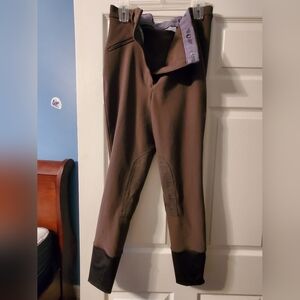 Womens size 36 Tuffrider riding pants Charcoal